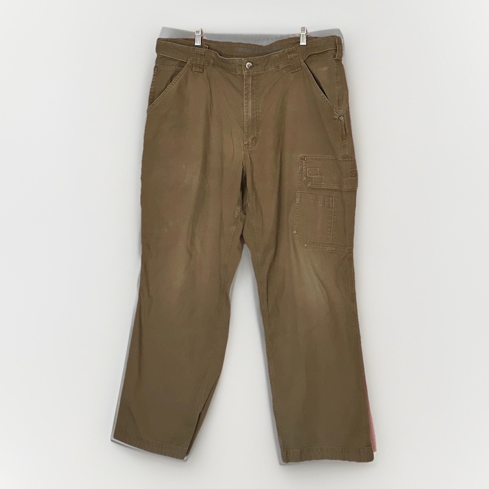 Duluth Trading Co CoolMax Flex Firehose Cargo Work Pants Green 42x32 Utility